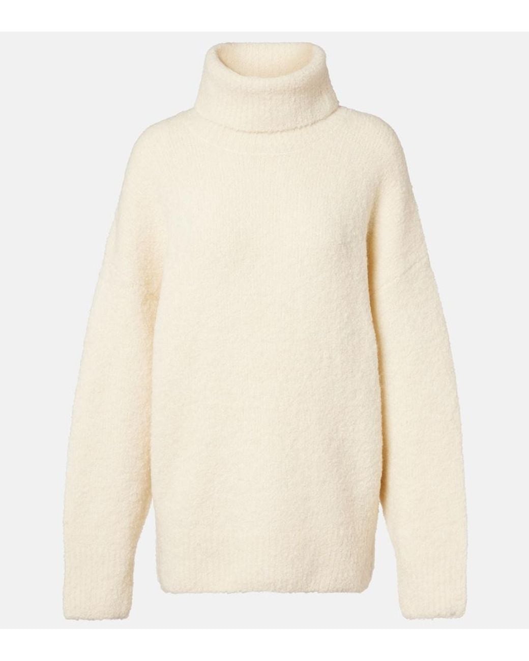 Totême Natural Alpaca And Wool-Blend Turtleneck Sweater