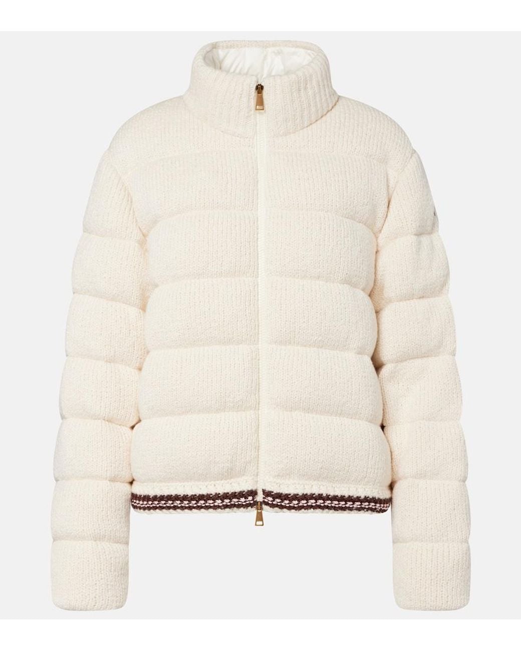 Moncler Natural Cotton Down Jacket