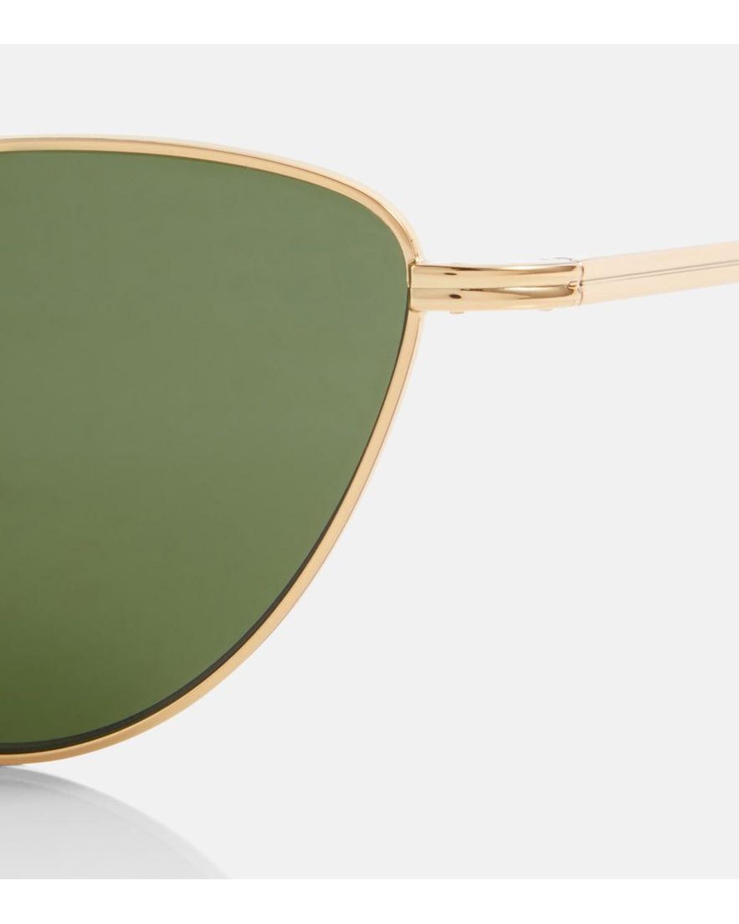 Khaite Green X Oliver Peoples 1998C Cat-Eye Sunglasses