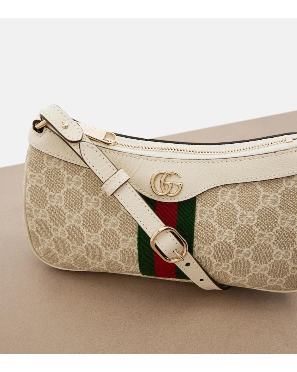 Gucci Natural Ophidia Gg Small Shoulder Bag