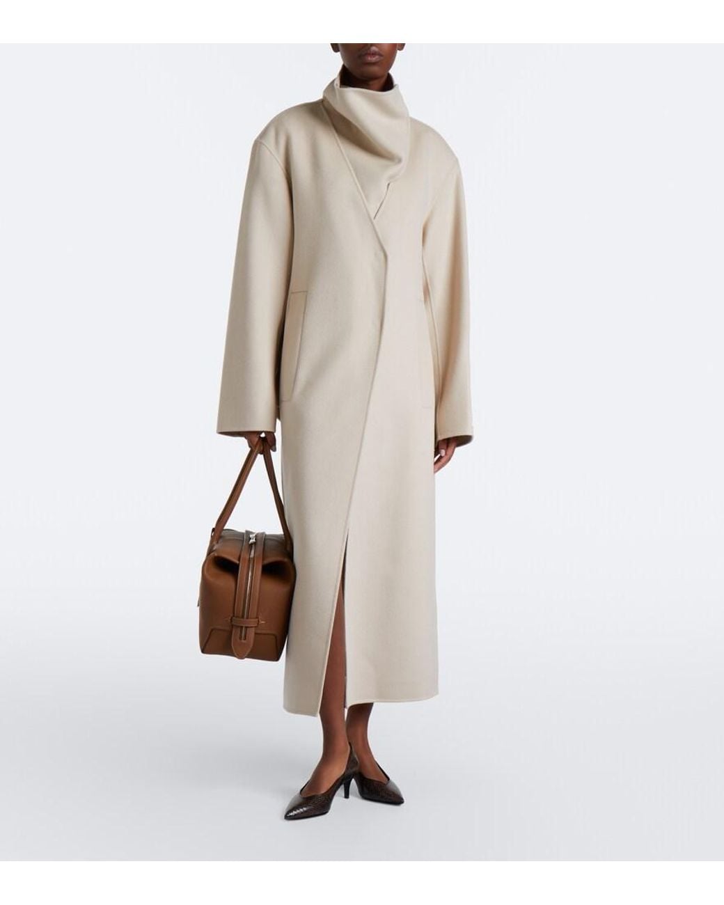 Tod's Brown Large Leather Bowling Bag