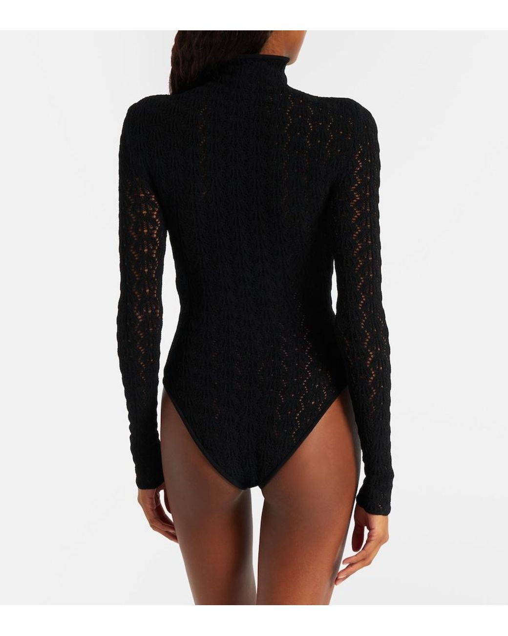 Alaïa Black Jersey Bodysuit