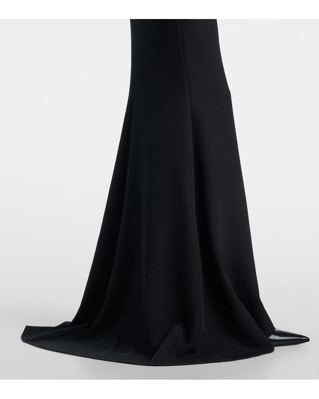 Safiyaa Black Draped Gown