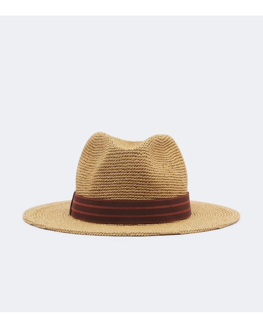 Eres Brown Marlon Raffia-Effect Panama Hat