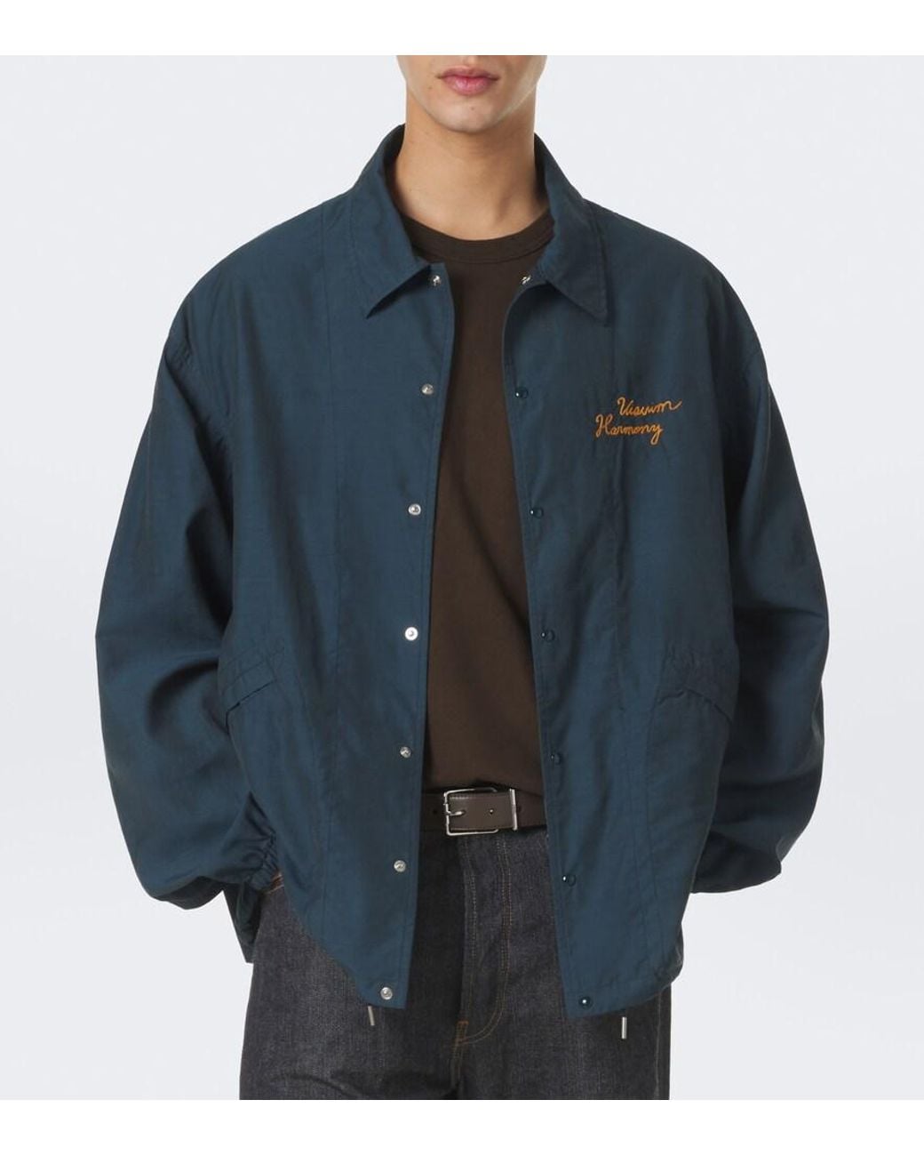 Visvim Blue Windfall Taffeta Jacket for men