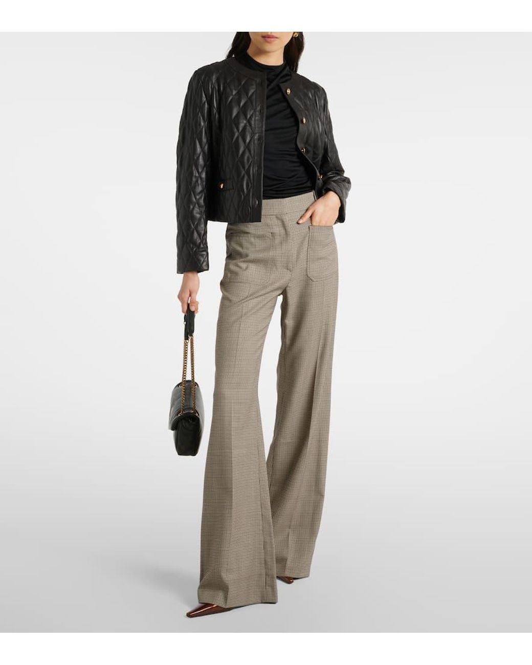 Nili Lotan Black Amy Leather Jacket