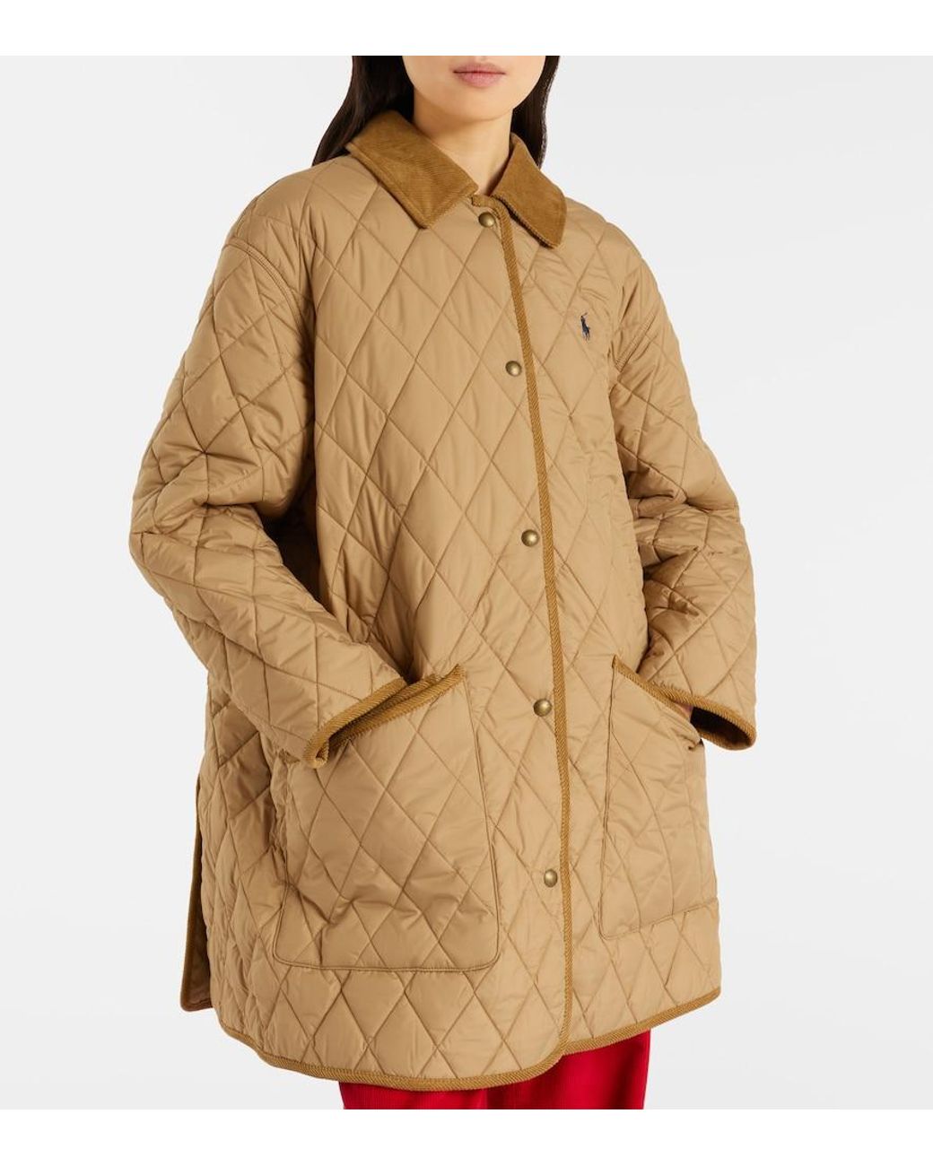 Polo Ralph Lauren Natural Quilted Coat