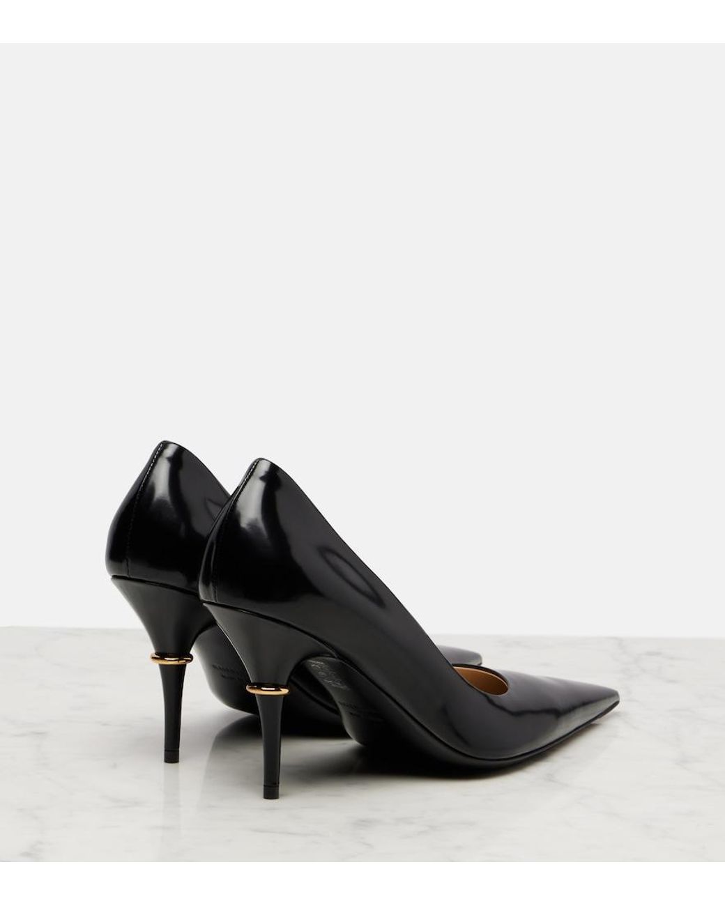Balenciaga Black Avenue 90 Leather Pumps
