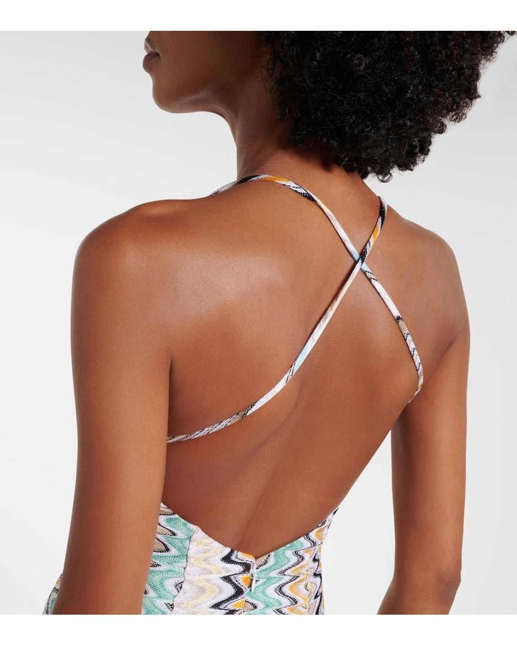 Robe Longue Wave Missoni en coloris White