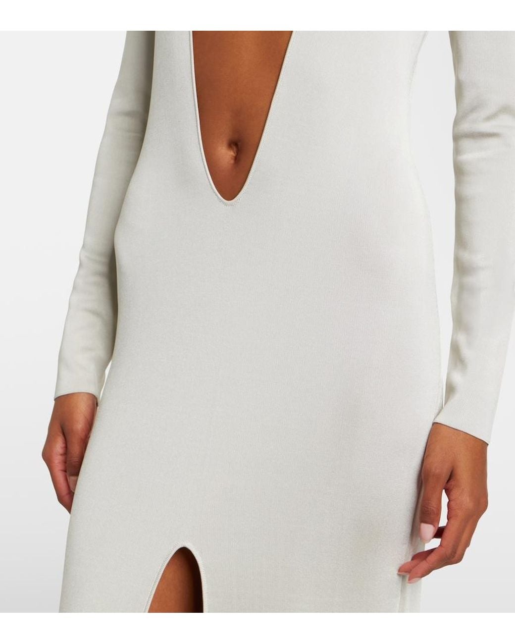 Tom Ford White Knitted Gown