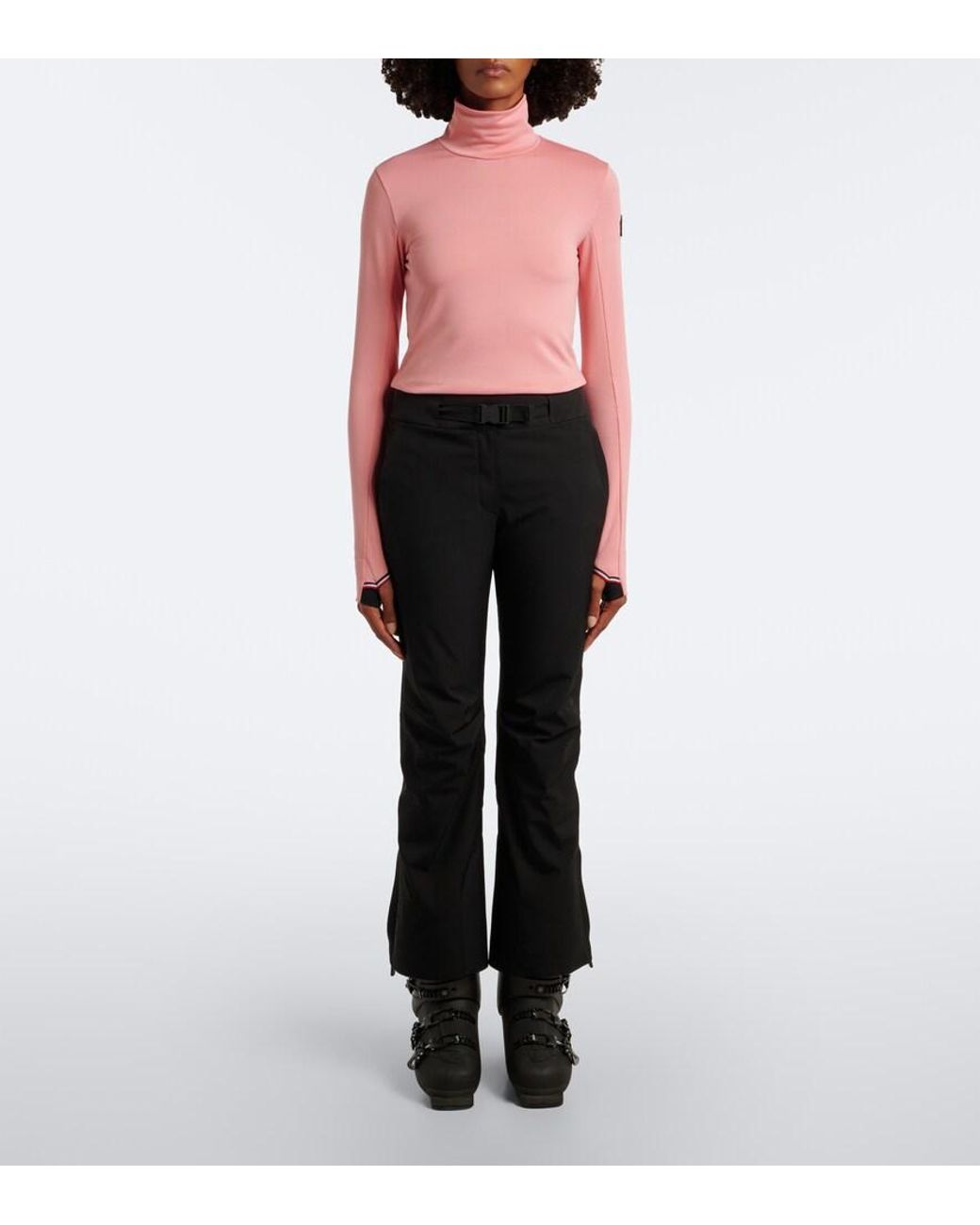 Moncler Pink Logo Ski Top
