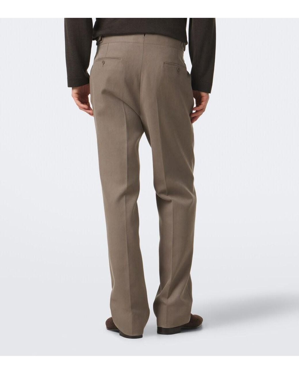 STÒFFA Natural Cotton Wide-Leg Pants for men