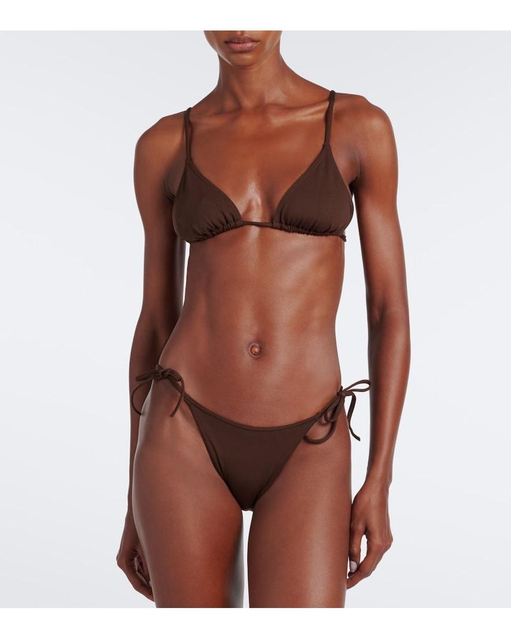 Eres Brown Mouna Bikini Top