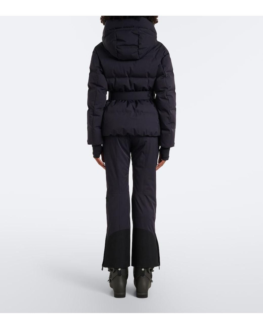 Moncler Blue Tolima Belted Down Ski Jacket