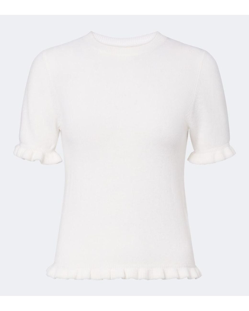 Jardin Des Orangers White Wool And Cashmere Sweater