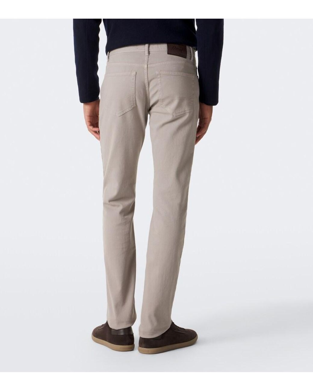 Brioni Gray Meribel Slim Jeans for men