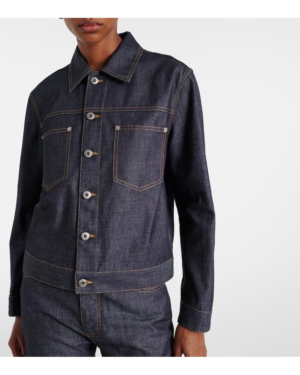 Bottega Veneta Blue Denim Jacket