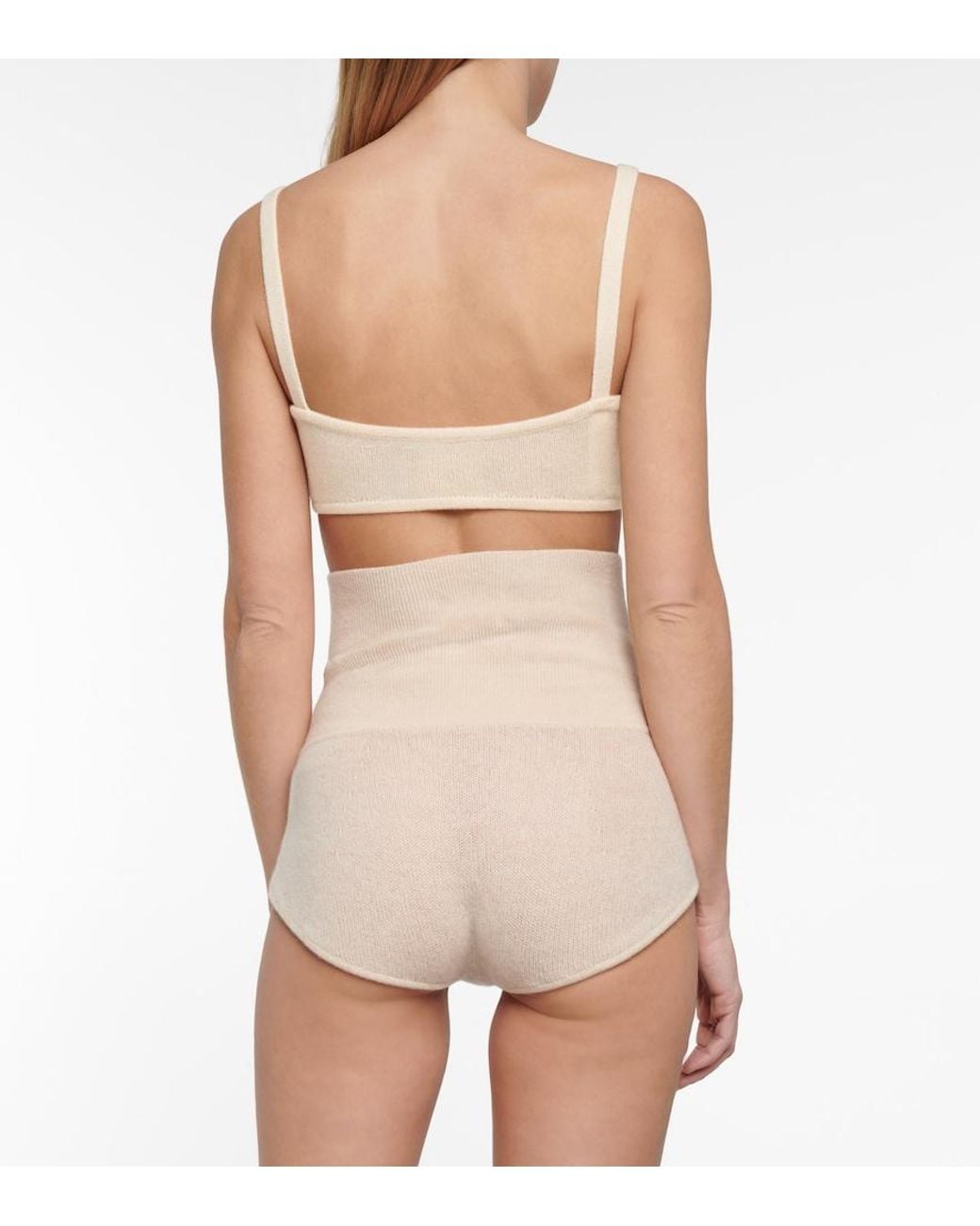 Khaite Natural Exclusive To Mytheresa – Eda Cashmere Bralette