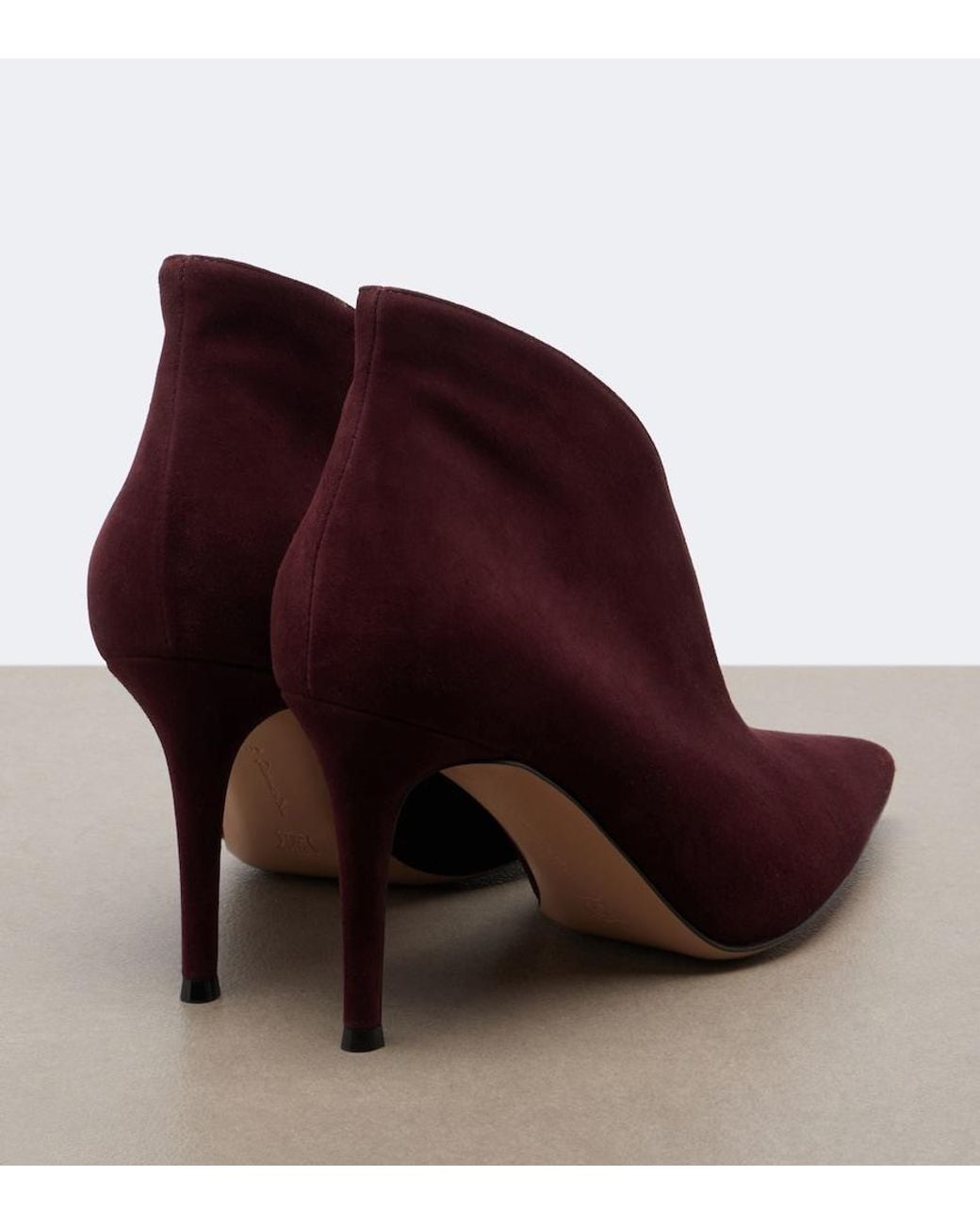 Gianvito Rossi Purple Vania Suede Pumps