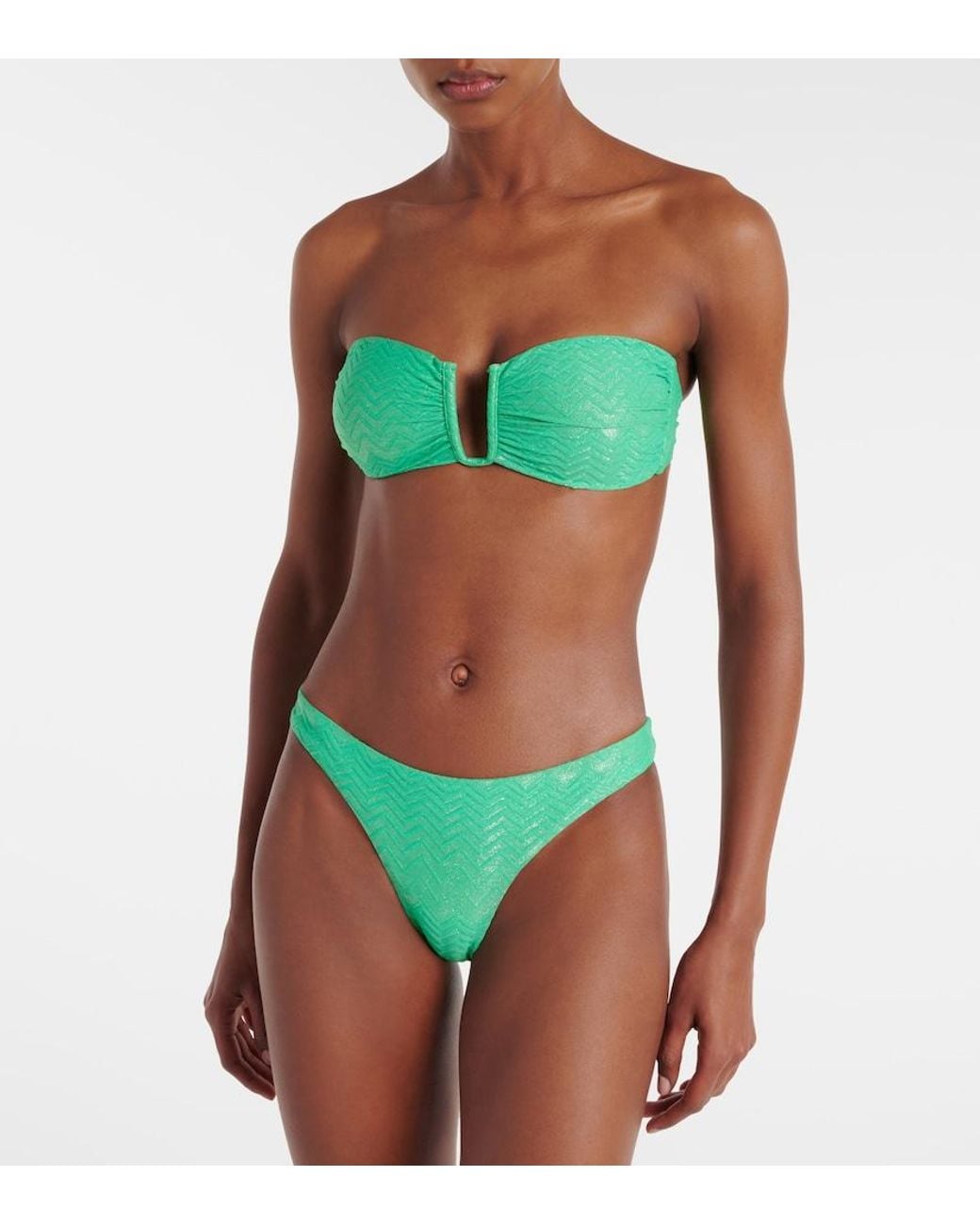 Melissa Odabash Green Bikini-Oberteil Prague