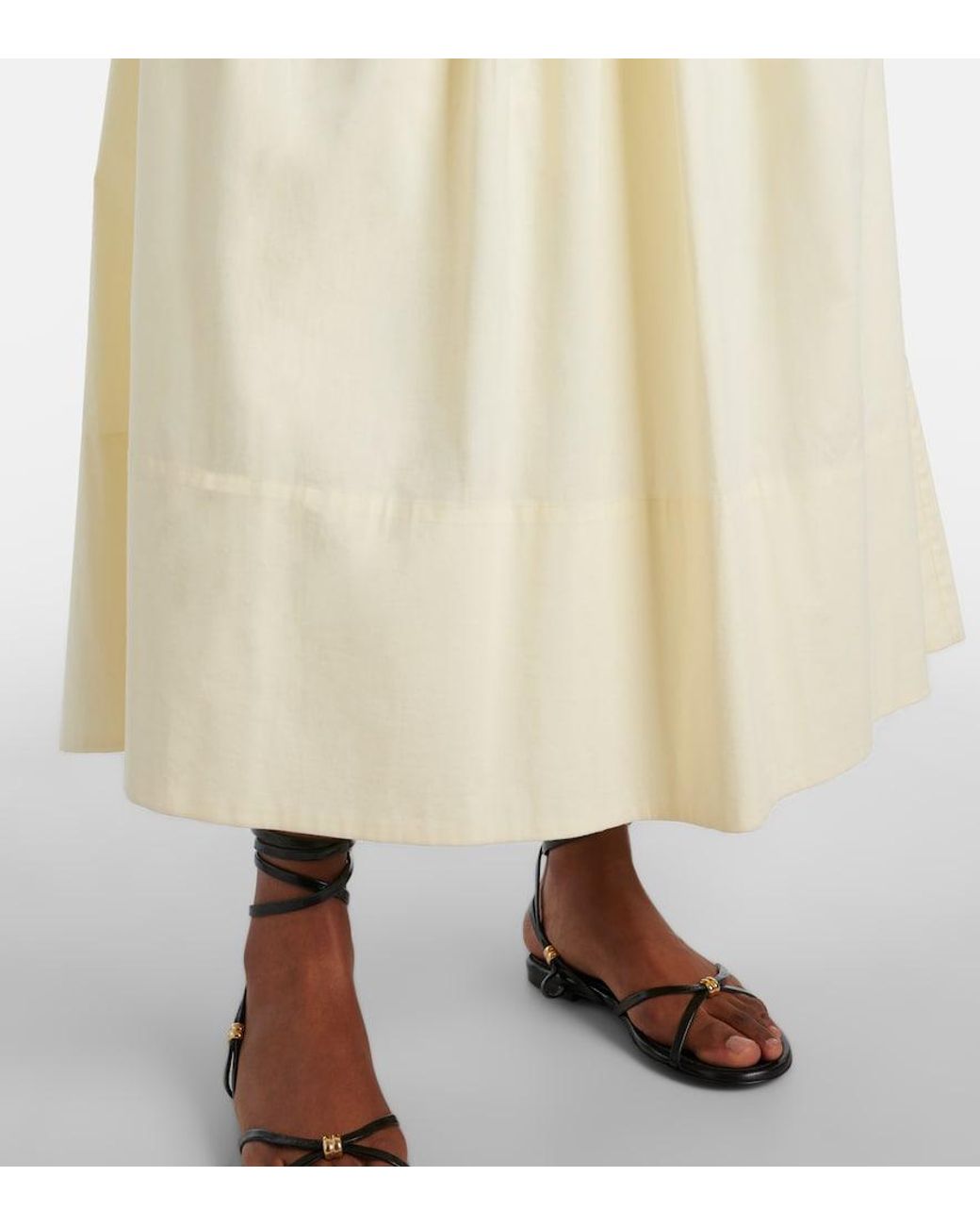 Proenza Schouler White Label Claudine Poplin Midi Dress