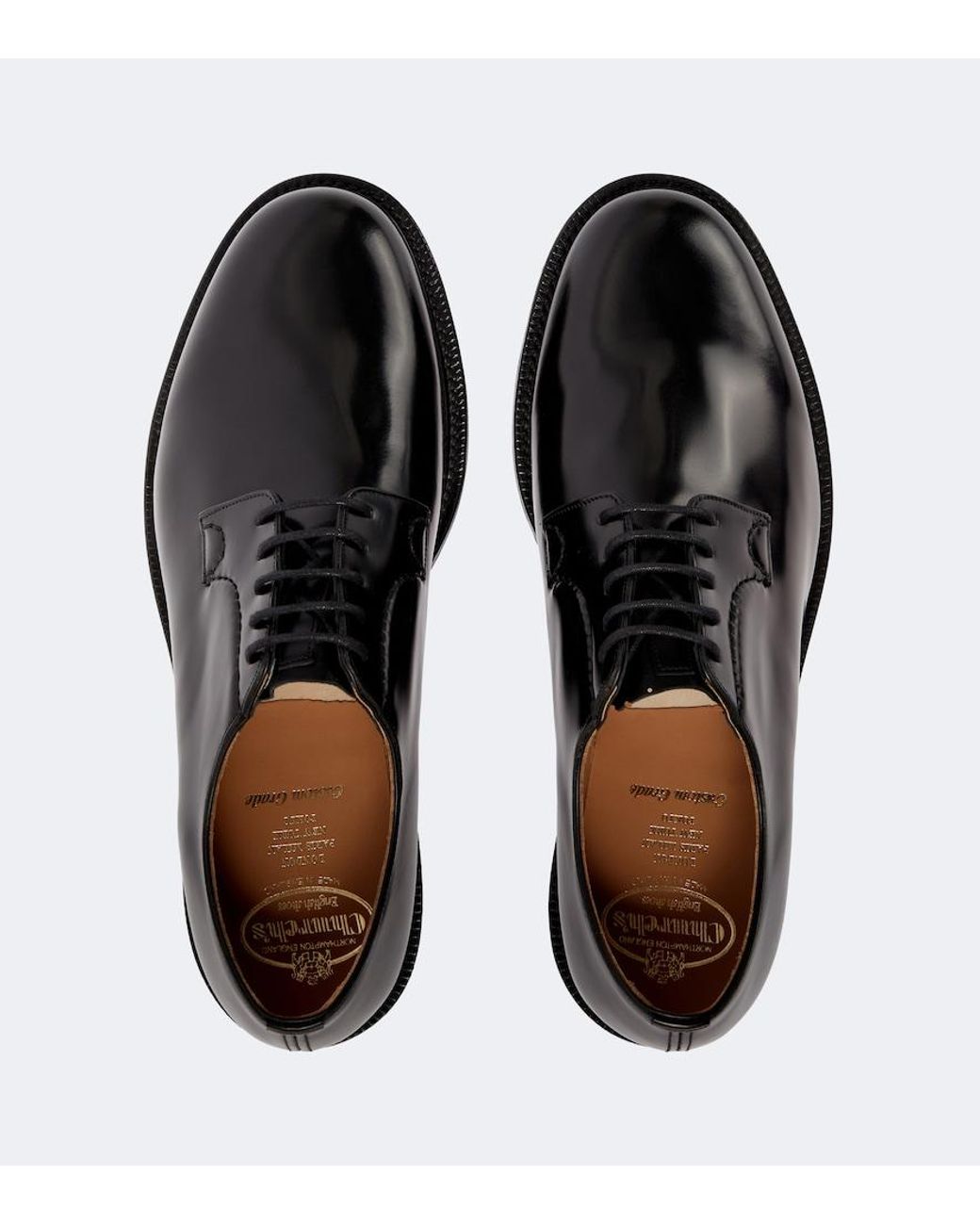 Church's Black Shannon Leather Derby Shoes for men