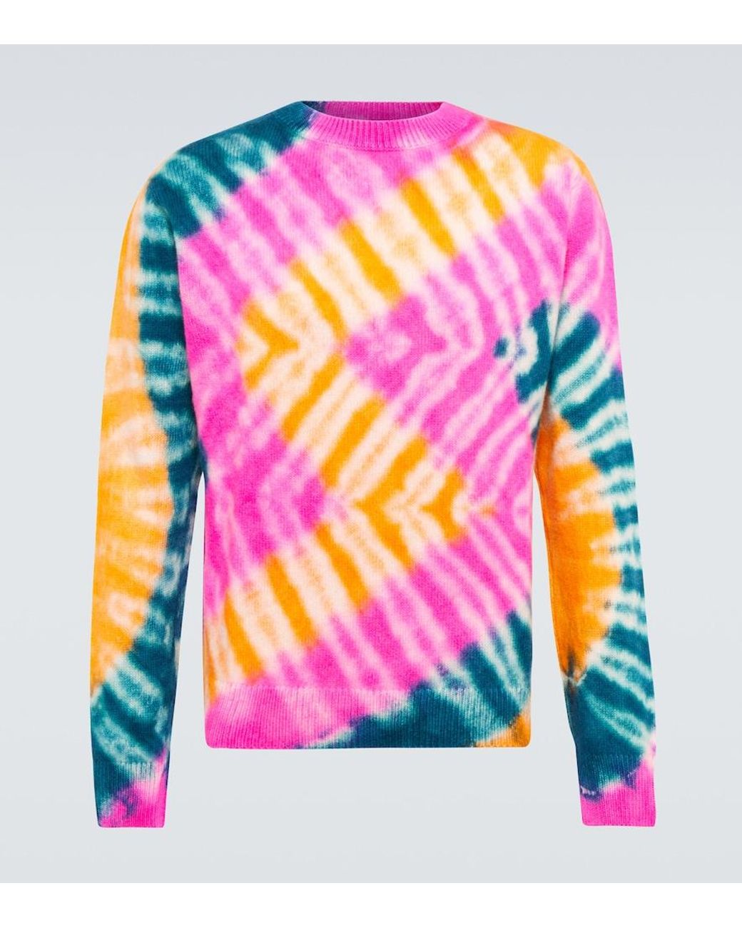 Pull Zig Tie & Dye En Cachemire The Elder Statesman pour homme en coloris Pink