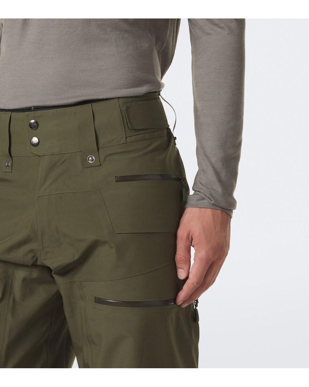 Norrona Green Lofoten Gore-Tex Ski Pants for men
