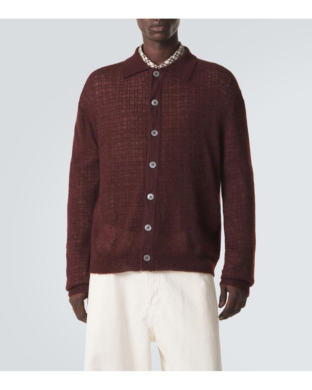 Studio Nicholson Purple Hamto Cardigan for men
