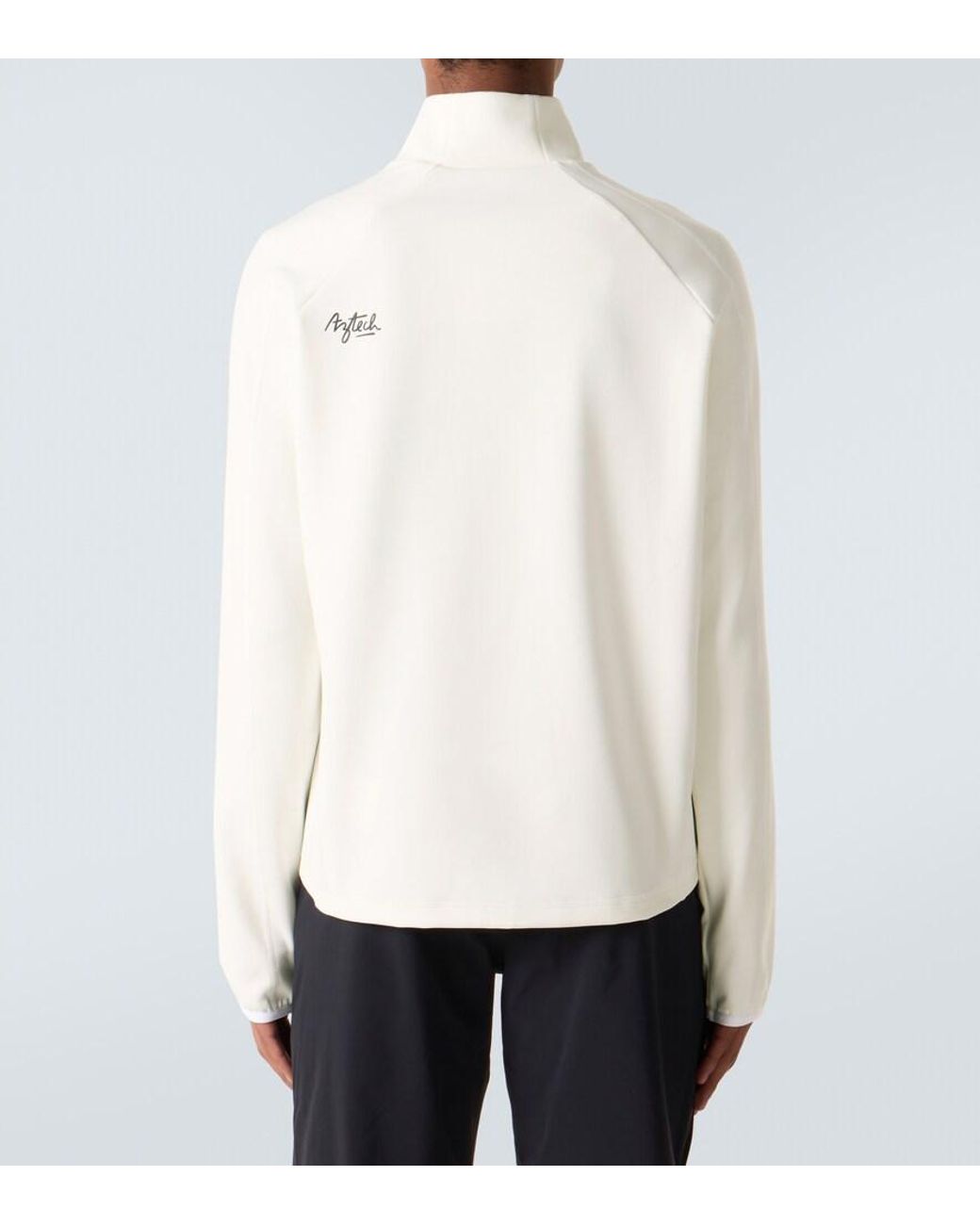 Aztech Mountain White Aztech Fleece Half-Zip Sweater for men