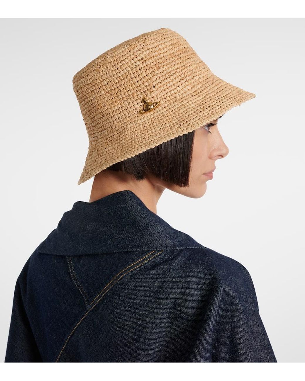 vivienne westwood リネン バケットハット ORBボタン vivienne