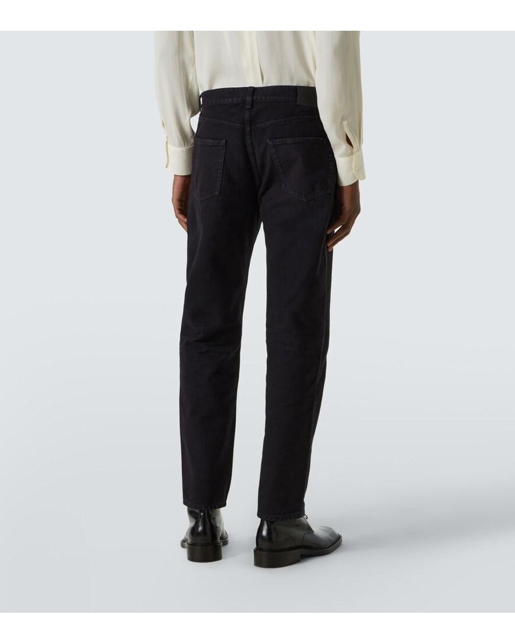 Saint Laurent Black Straight Jeans for men