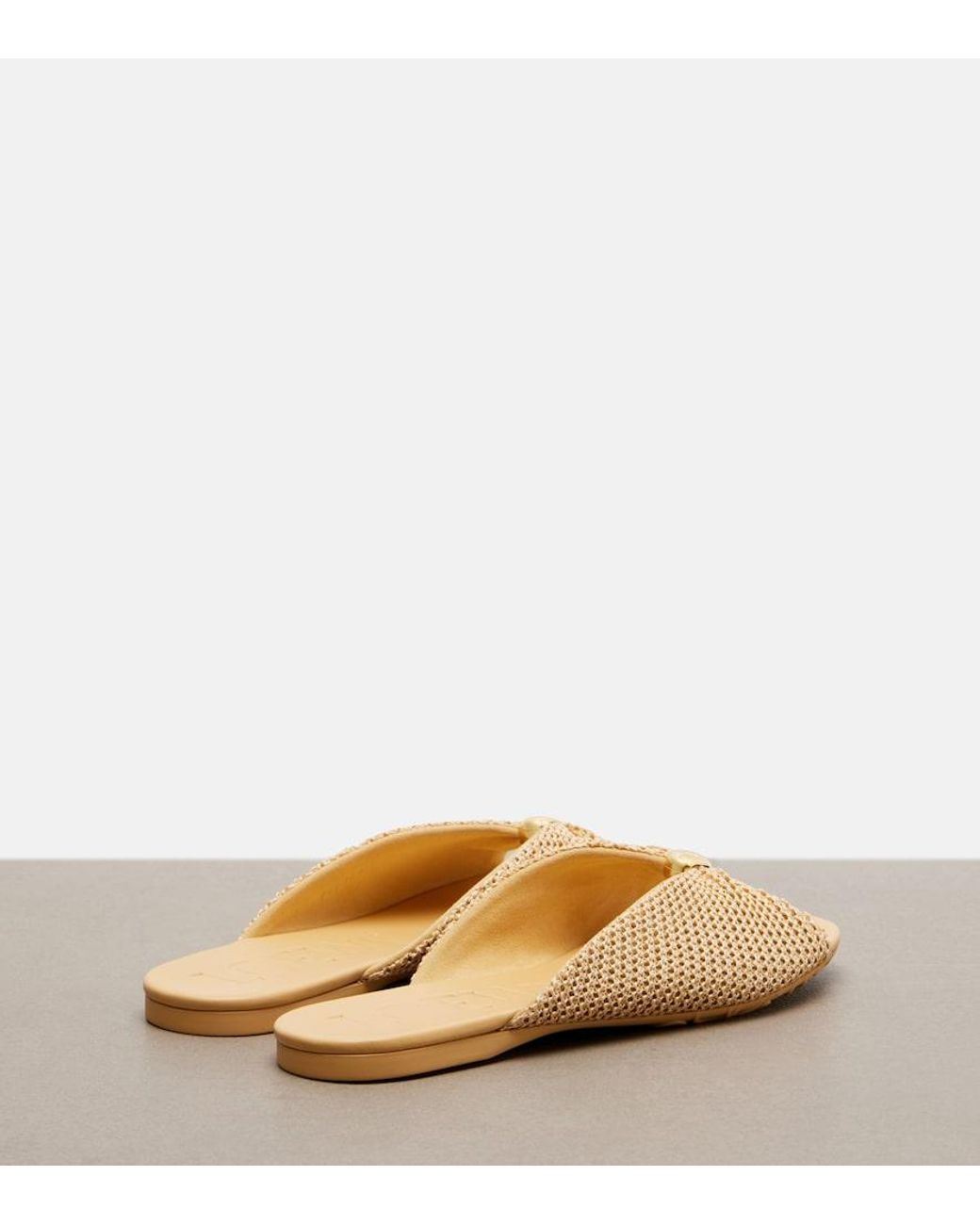 Loewe Brown Paula's Ibiza Pebble Soft Slides