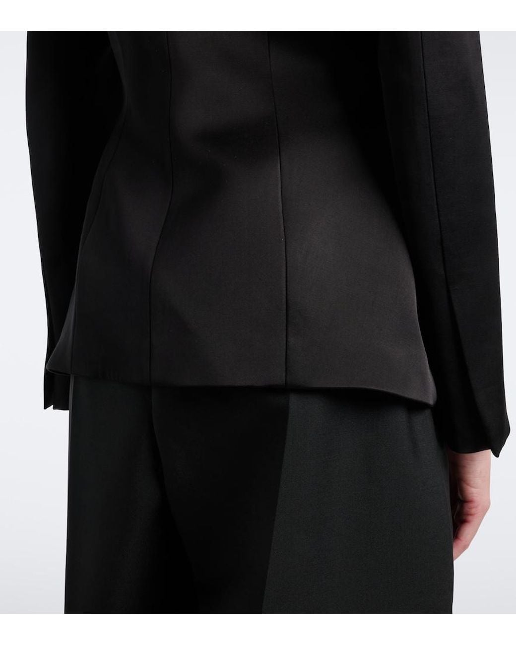 Rohe Black Satin Jacket