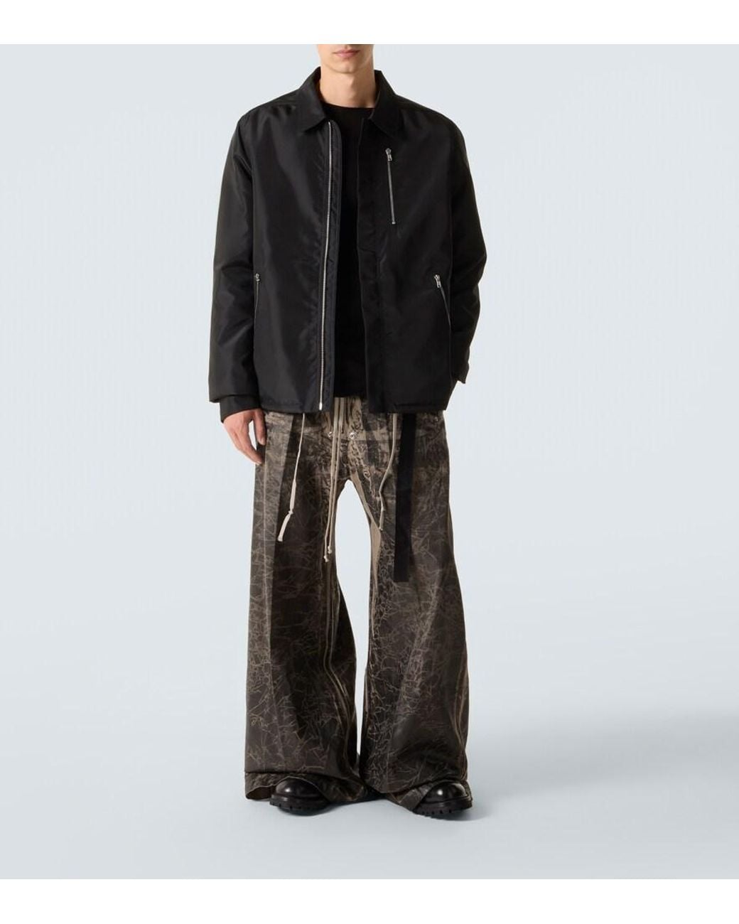 Rick Owens Black Drkshdw Technical Jacket for men