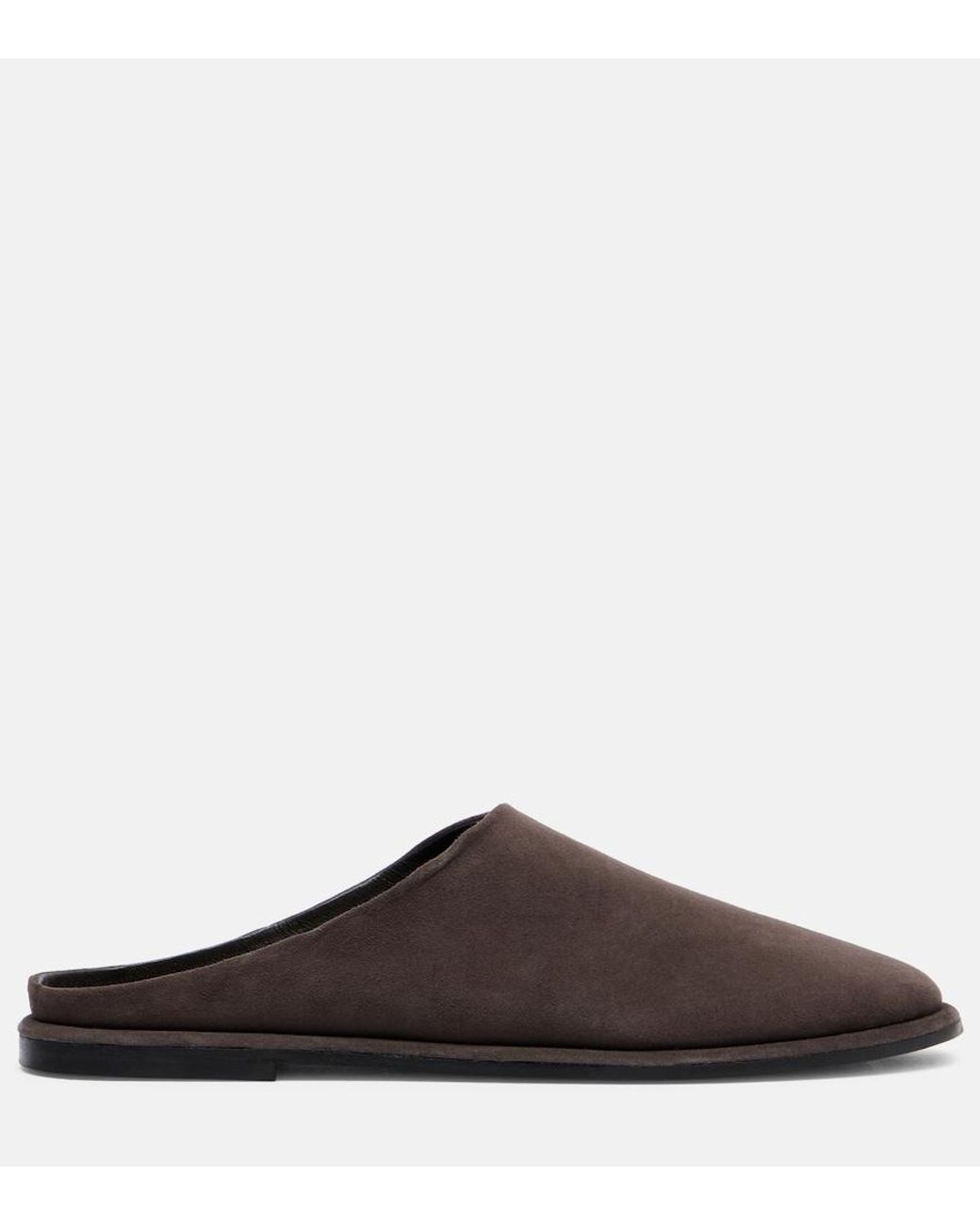 A.Emery Brown Spencer Suede Mules