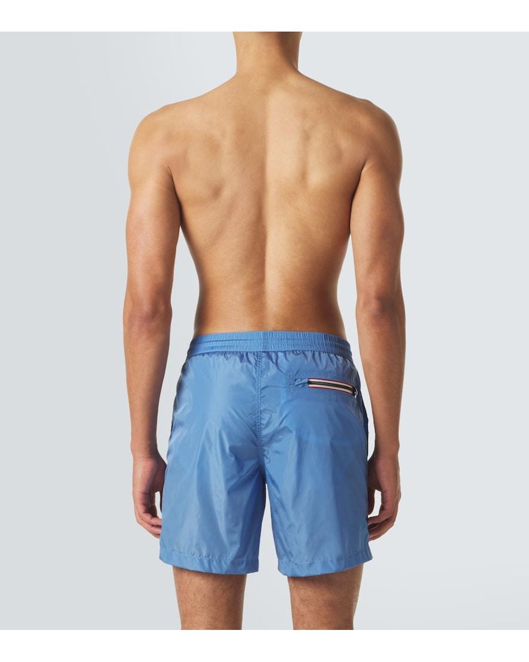 Moncler Blue Archivio Swim Trunks for men