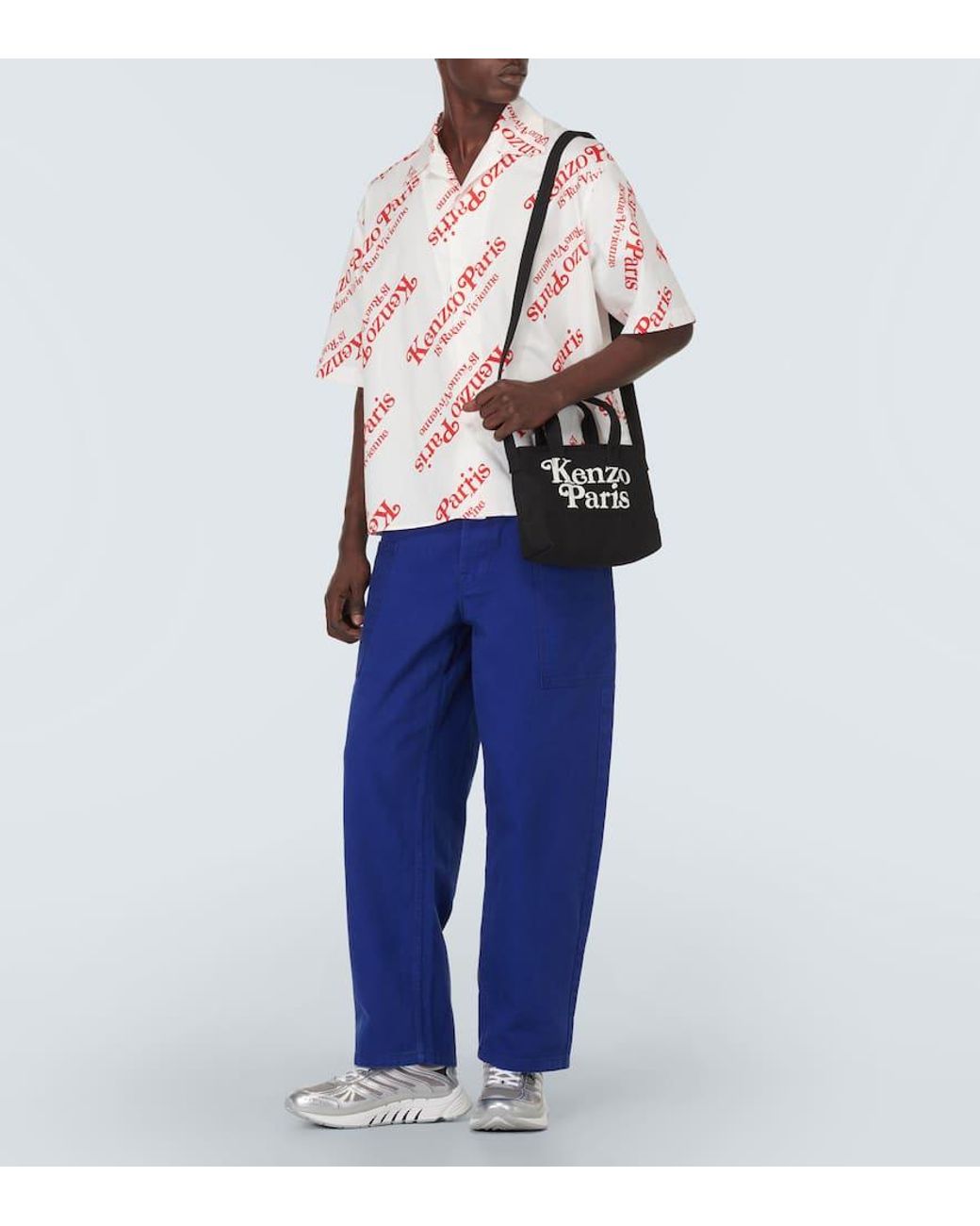 KENZO Metallic Pace Mesh Sneakers for men