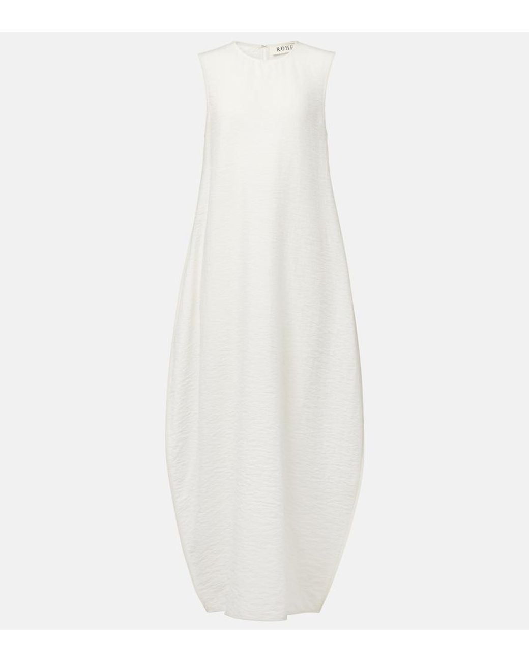 Rohe White Silk-Blend Maxi Dress