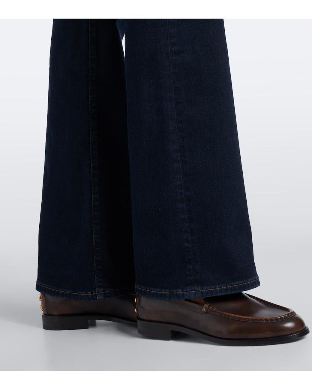 FRAME Blue Reboot Bootcut Jeans