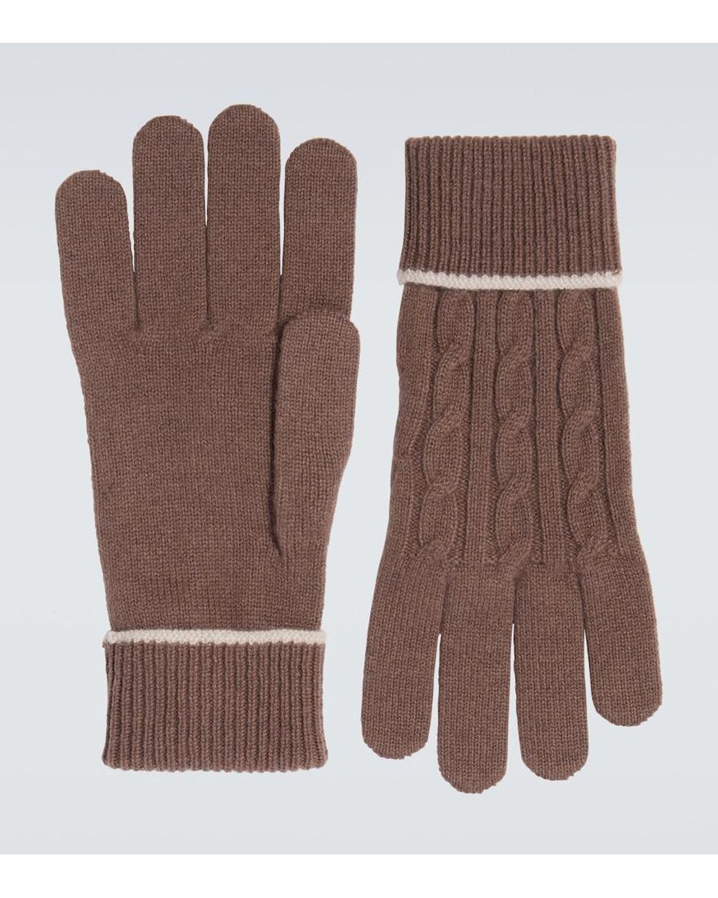 Eleventy Handschuhe Aus Kaschmir in Brown für Herren