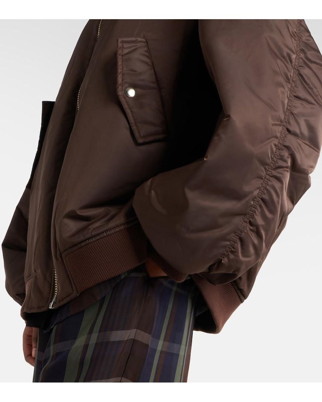 Frankie Shop Brown Astra Bomber Jacket