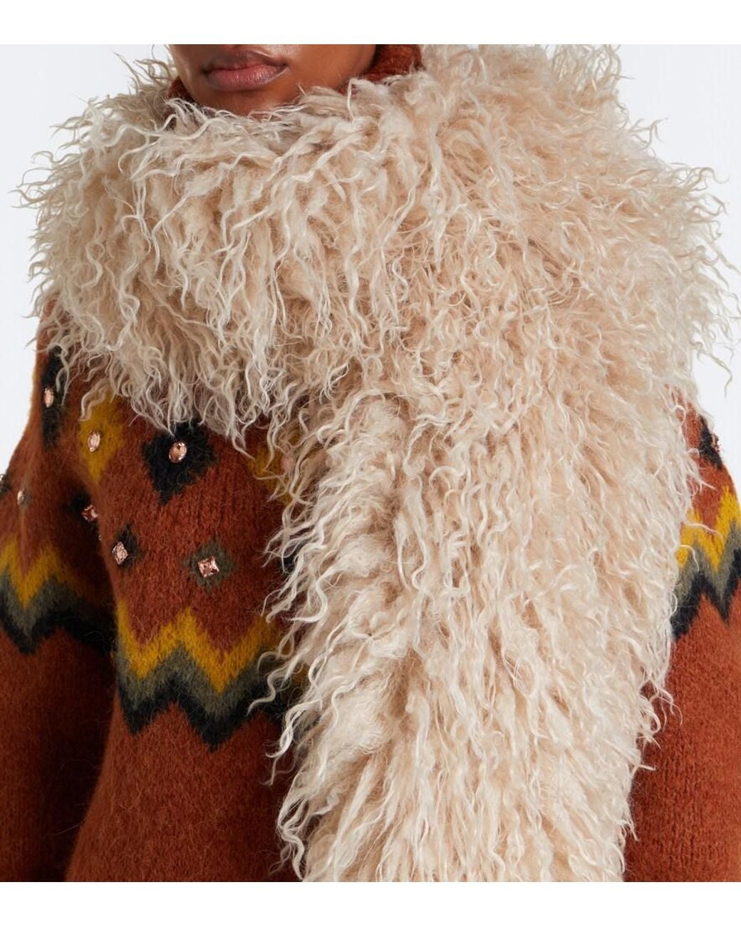 Goldbergh Natural Yamara Scarf