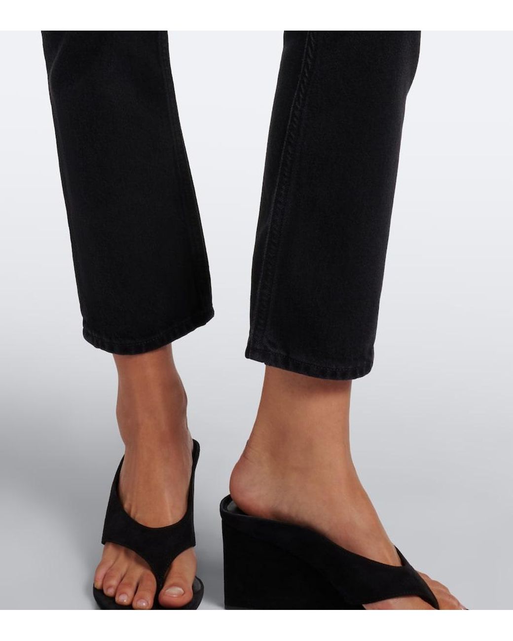 Agolde Black Slim Jeans
