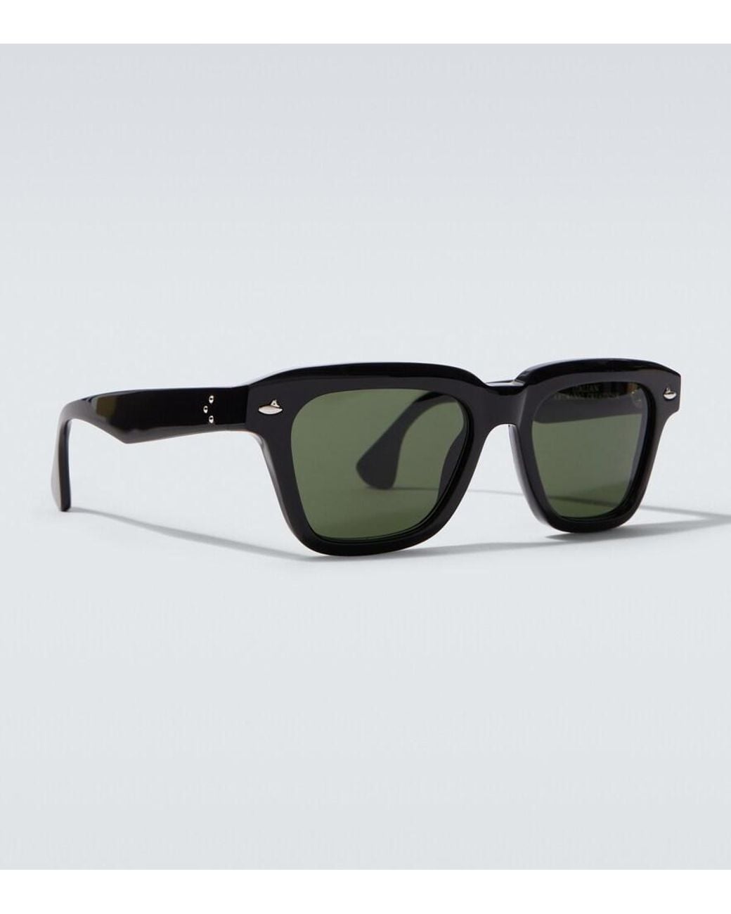 Sestini Eyewear Green Square Sunglasses for men