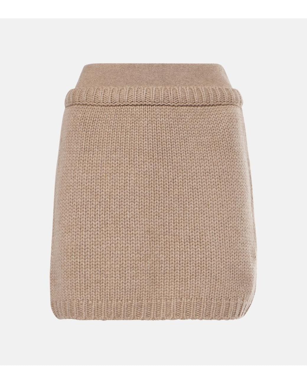 Lisa Yang Natural Lovi Cashmere Miniskirt