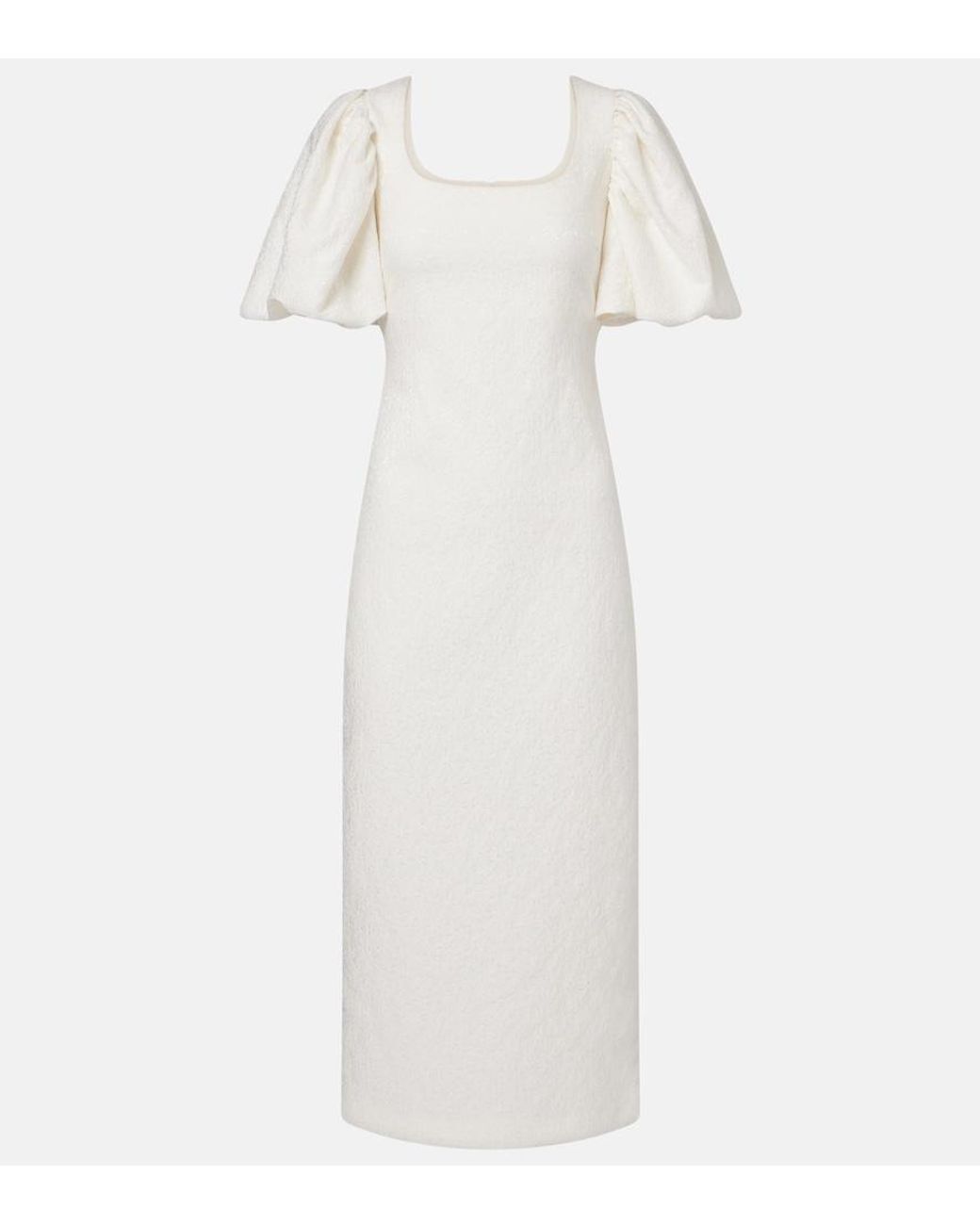 Max Mara White Elegante Quiz Floral Cocktail Dress