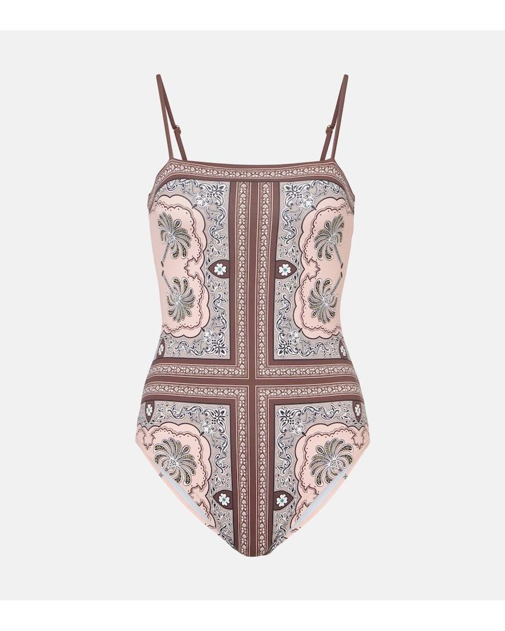 LaDoubleJ Pink Elle Printed Swimsuit