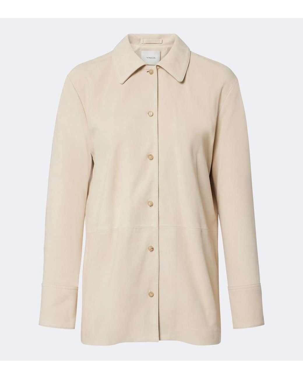 Vince Natural Suede Jacket