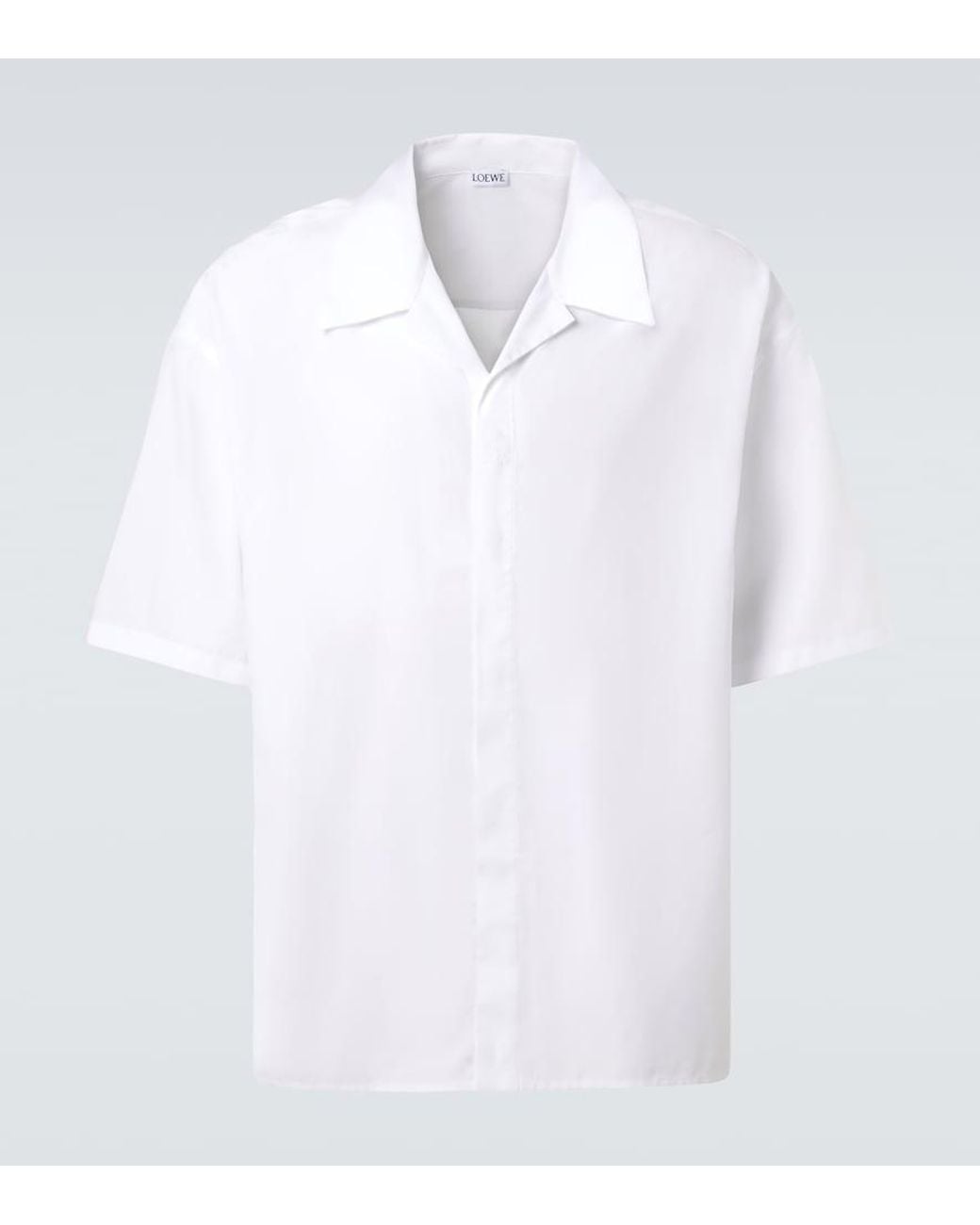 Camicia Bowling di Loewe in White da Uomo